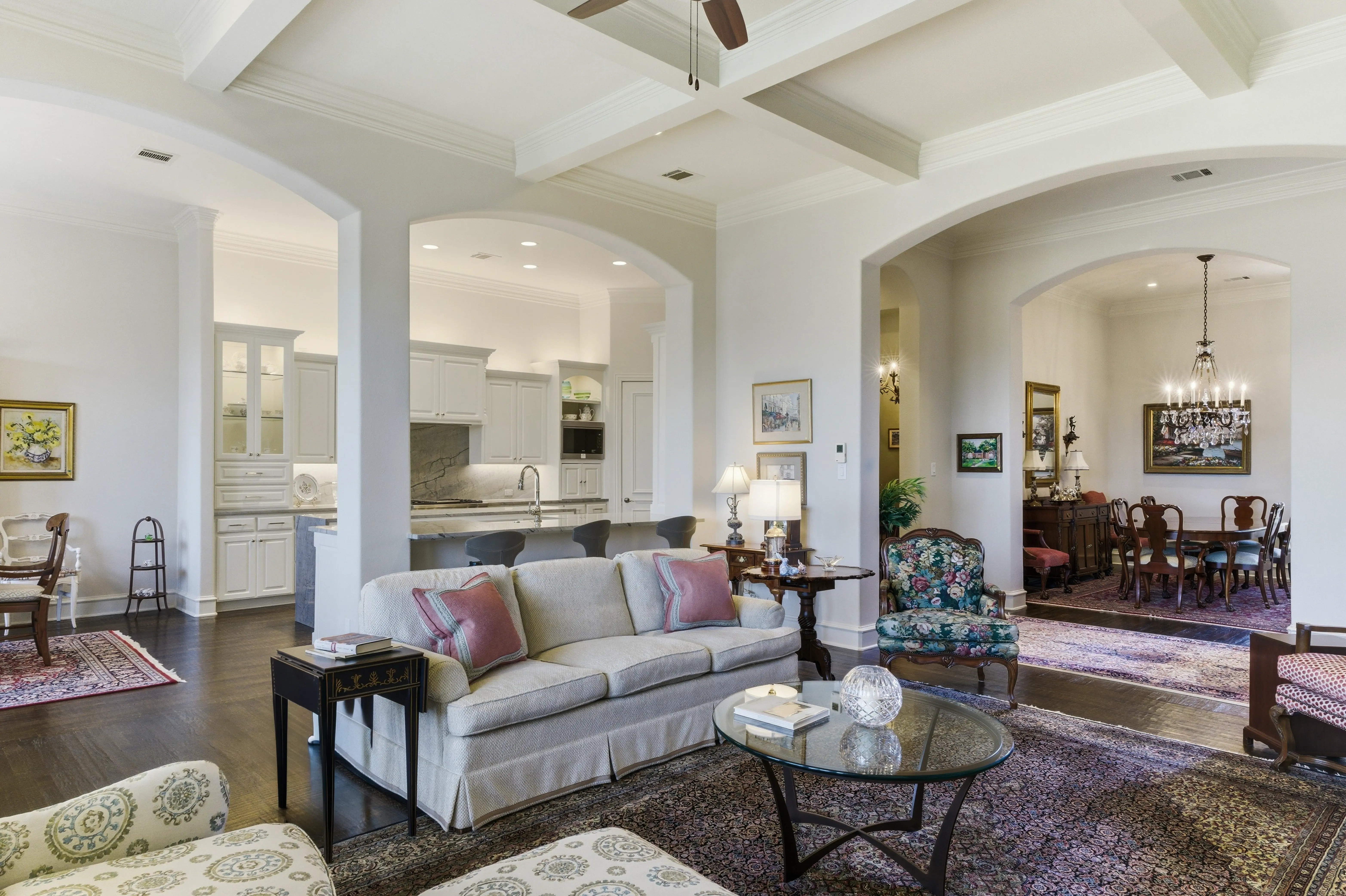 Living and dining wide